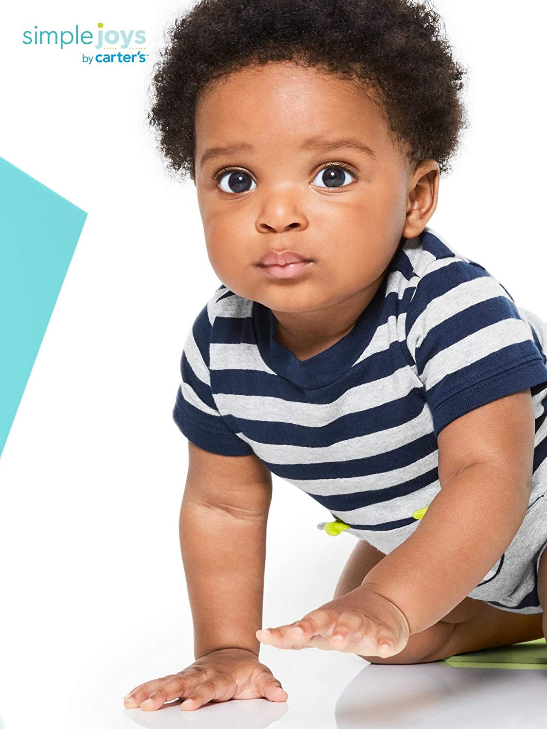 Simple Joys by Carter's Baby Boys' Rompers, Pack of 3 - Image 2
